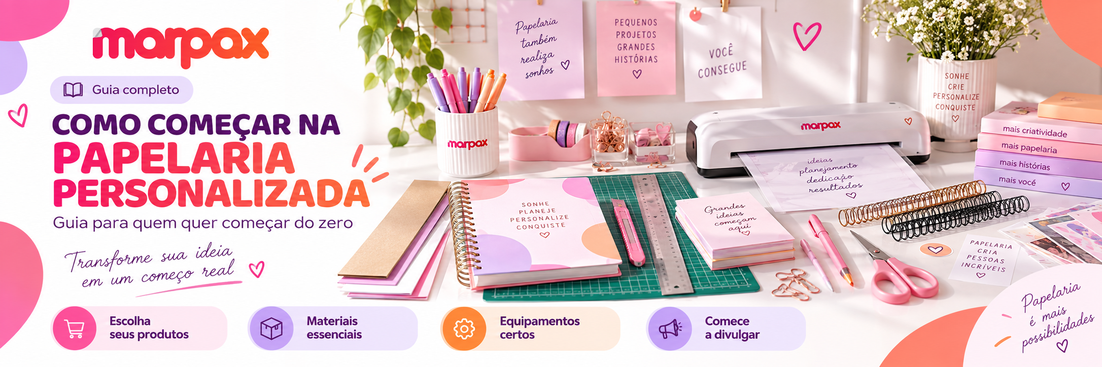 Como começar na papelaria personalizada: guia para quem quer começar do zero