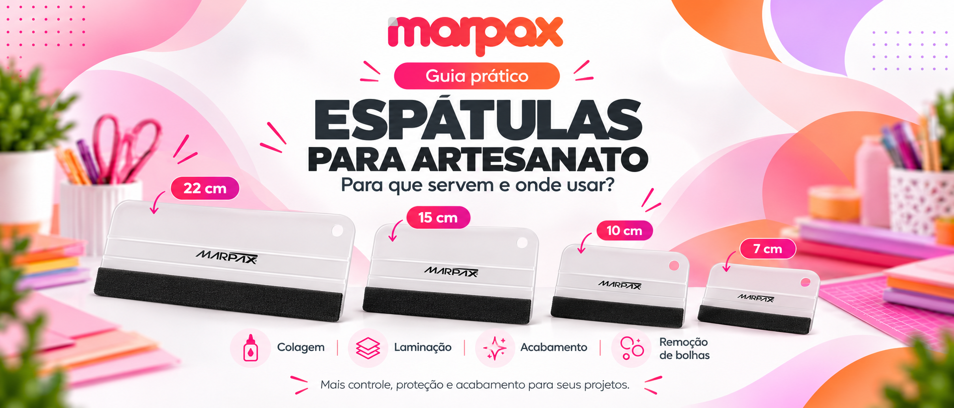 Espátulas para artesanato: para que servem e onde usar