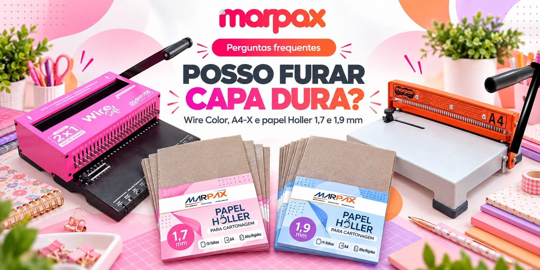 Posso furar capa dura? 10 dúvidas sobre encadernadoras